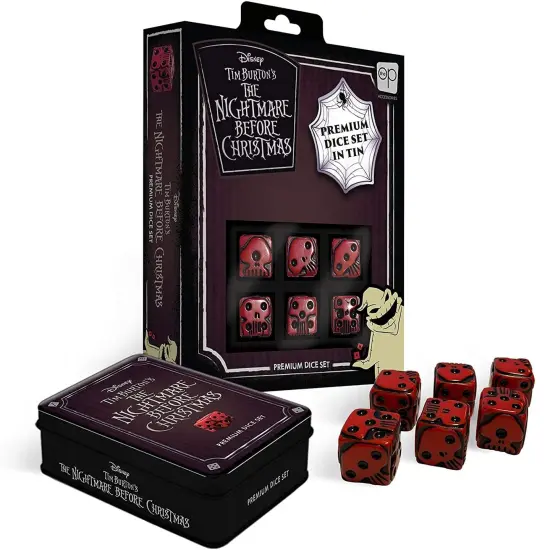 Nightmare Before Christmas Premium Dice Set | Includes 6 Acrylic Dice {1}