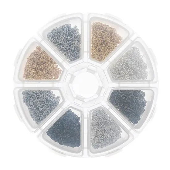 John Bead 8-Slot 2m Chains Jewelry Findings Kit Assortment {2}