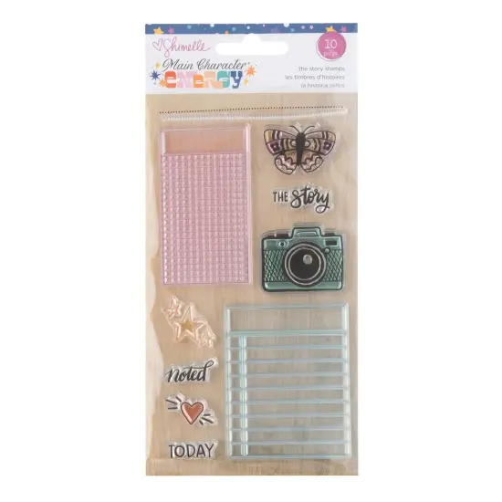 Shimelle Main Character Energy Clear Stamps-10/Pkg {1}
