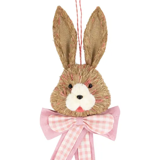 Northlight Easter Bunny with Bow Hanging Wall Decoration - 21" Brown {5}