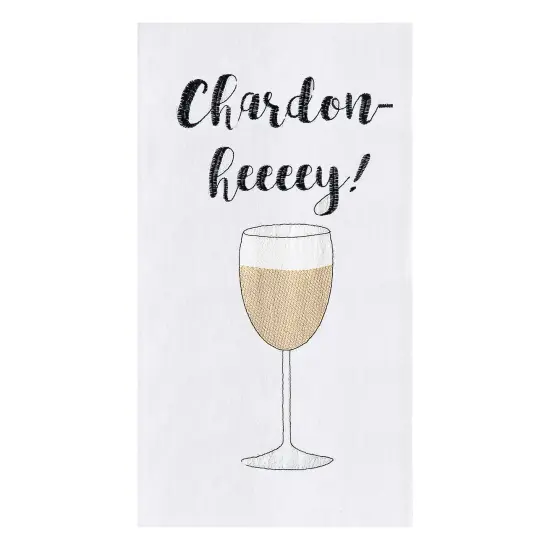 Chardon Heeey Flour Sack Cotton Kitchen Towel {1}