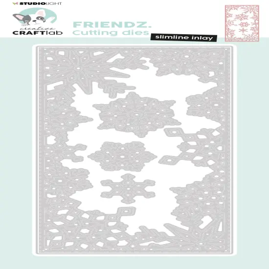 Studio Light Essentials Cutting Die-Nr. 703, Slimline Inlay {1}