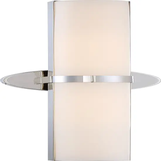 Nuvo Bond 2-Light 37-1/2" LED Vanity w/ White Acrylic Lens in Polished Nickel {1}
