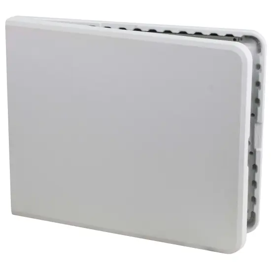 Emma and Oliver 6-Foot Bi-Fold Plastic Folding Table Granite White {5}