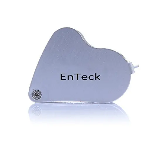 30X 60X Dual Lens LED Illuminated Jewelry Magnifier, Pocket Microscope Magnifying Jewelers Eye Loupe Glasses {6}