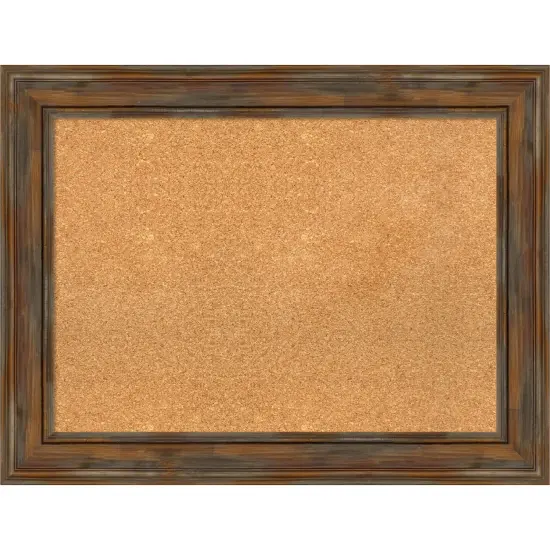 Alexandria Wood Framed Corkboard, Natural Cork Greywash {7}