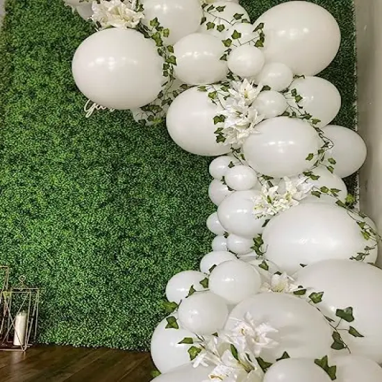 30 Pack 18 Inch White Balloons - Large Thick Round Latex Balloons for Wedding, Baby Shower, Anniversary, and Birthday Party Decorations {3}