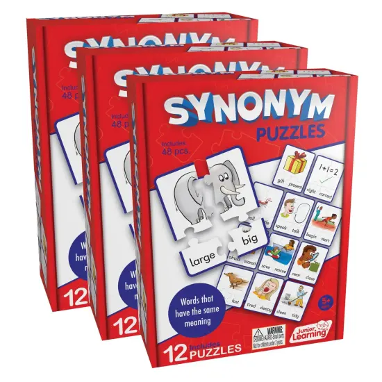 Synonym Puzzles, 12 Per Set, 3 Sets {1}