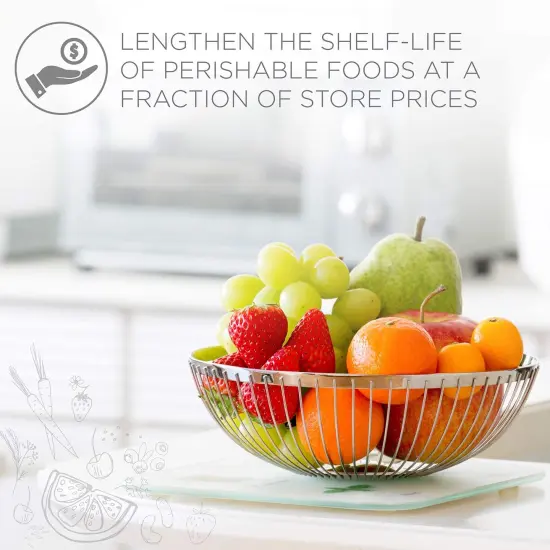 Ivation, Plastic Tray Food Dehydrator For Snacks, Herbs, Fruit & Beef Jerky {6}