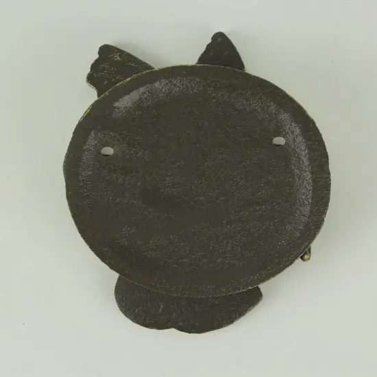 Antique Bronze Cast Iron Hummingbird and Flower Front Door Knocker Entry Decor {4}