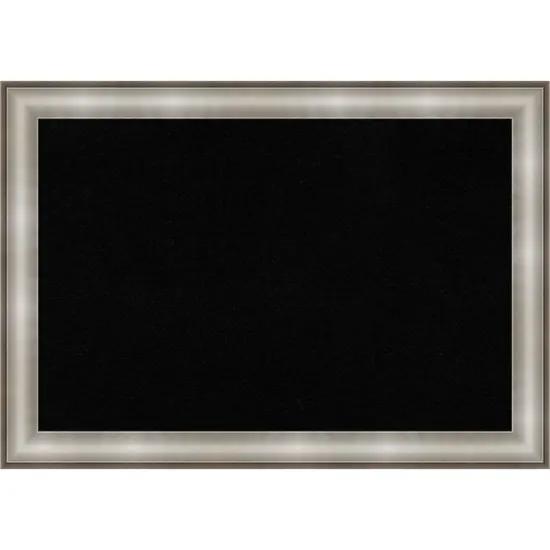 Imperial Framed Corkboard, Black Cork Imperial Silver {1}