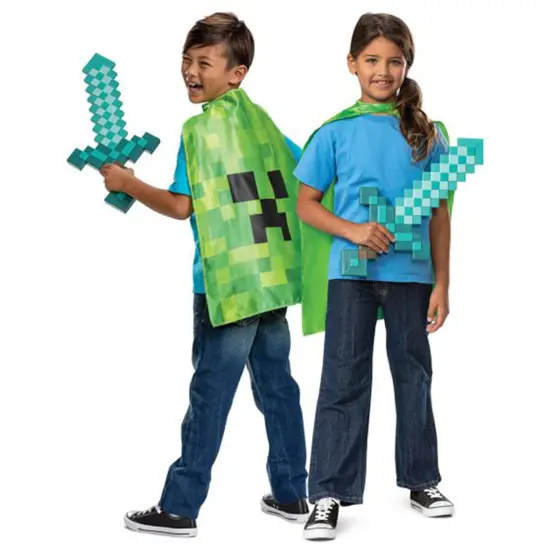 Minecraft Sword and Cape Child Accessory Set {3}