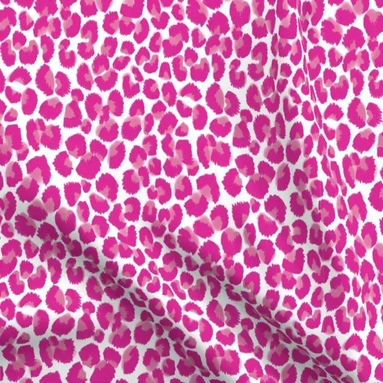 Various Fabrics by the Yard or Fat Quarter Pink Cheetah Leopard Print Animal Exotic Hot Wild Cat Safari Custom Printed Fabric by Spoonflower {5}