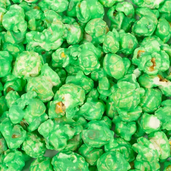 1 lb Green Candy Coated Popcorn Vanilla Flavored (1lb Bag) {1}