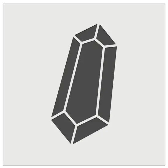 Geometric Crystal Gem Rock Wall Cookie DIY Craft Reusable Stencil {2}