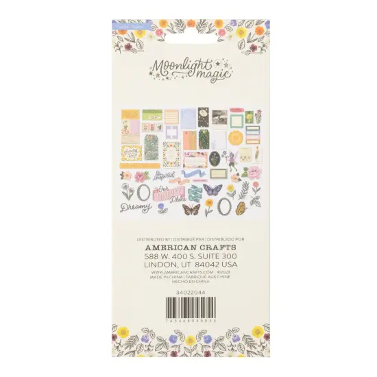 Crate Paper Moonlight Magic Ephemera Die-Cuts 50/Pkg-Journaling, Acetate {2}