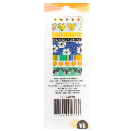 Vicki Boutin Where To Next Washi Tape-8/Pkg {2}