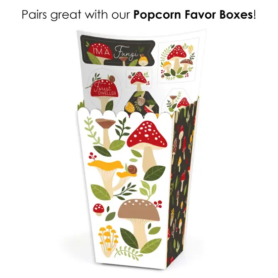 Big Dot of Happiness Wild Mushrooms - Red Toadstool Party Favor Sticker Set - 12 Sheets - 120 Stickers {7}