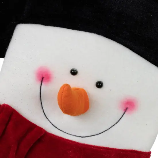 Northlight Embroidered "Let It Snow" Snowman Christmas Stocking - 19" White {6}