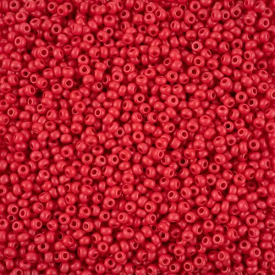 John Bead 8/0 Terra Intensive Matte Czech Glass Seed Beads, 500g Red {1}