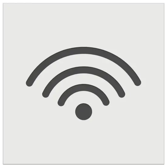 Internet Wifi Symbol Wall Cookie DIY Craft Reusable Stencil {7}