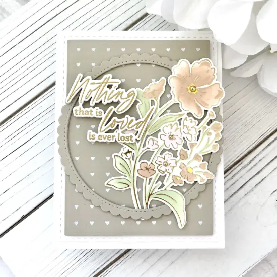 Pinkfresh Studio Hot Foil Plate-With Sympathy {4}