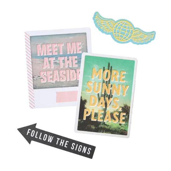 Vicki Boutin Where To Next Ephemera Cardstock Die-Cuts-Journaling {3}