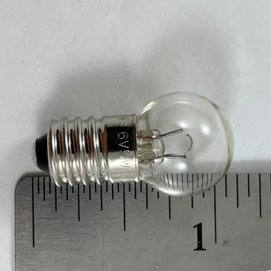 USHIO SM-8G101 5W 6V E10 Base Incandescent Scientific Medical Bulb {2}