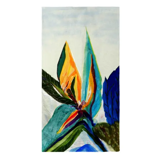 Betsy Drake Teal Paradise Beach Towel Multicolor {1}