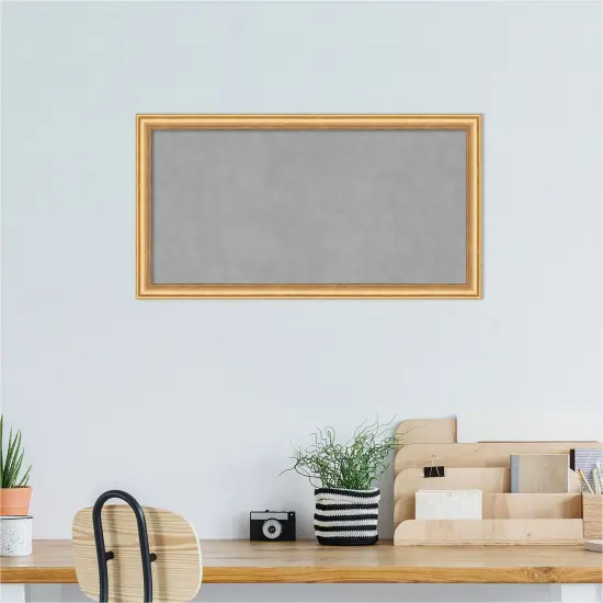 Salon Scoop Wood Framed Magnetic Board Salon Scoop Gold {5}
