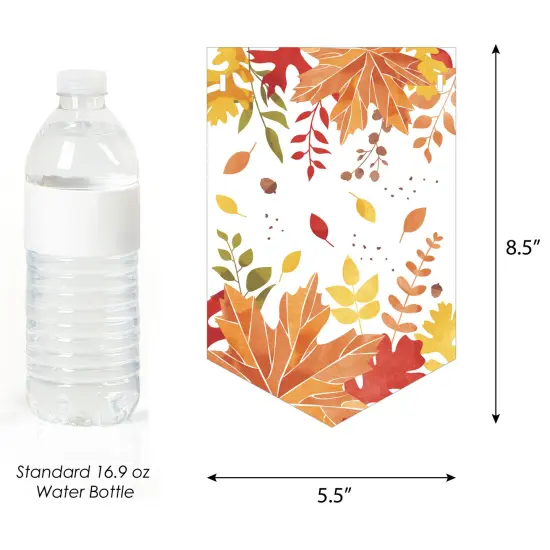 Big Dot of Happiness Fall Foliage - Autumn Leaves Party Bunting Banner - Party Decorations - Let's Celebrate {3}