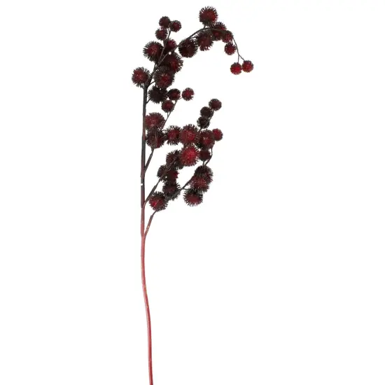 Northlight Artificial Weeping Thistle Christmas Spray - 41" - Red {1}