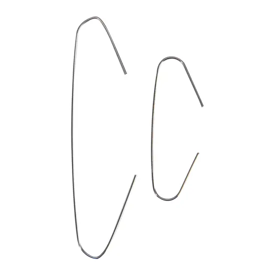 Northlight Home Decoration and Gift Collections Ornament Hooks - 2.5" - Gray Silver - 200ct {1}