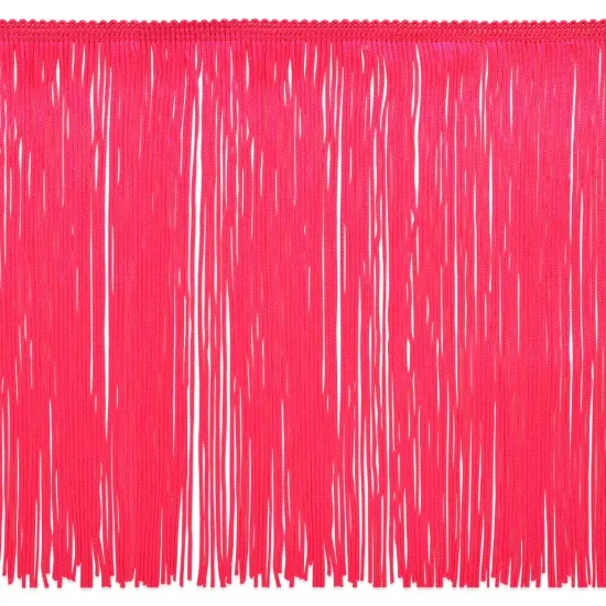 10 yards of 9" Chainette Fringe Trim | 10 yard cut Fuchsia {1}
