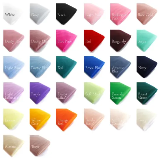 54" Tulle Fabric Bolt Blush Pink {3}