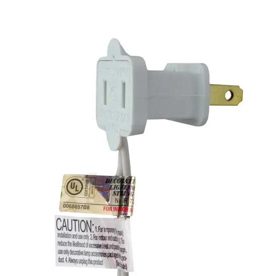 Brite Star Mini Icicle Christmas Lights - Yellow - 7.75' White Wire - 100ct {5}