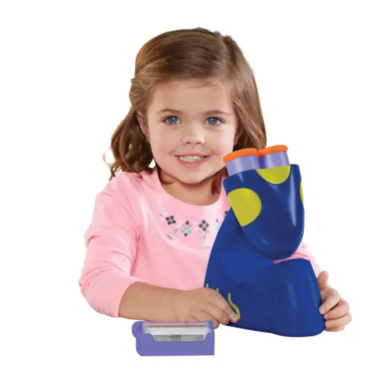 Educational Insights GeoSafari Jr. Talking Microscope Blue {4}