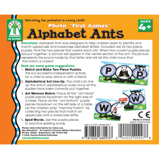 Key Education - Alphabet Ants Board Game {2}