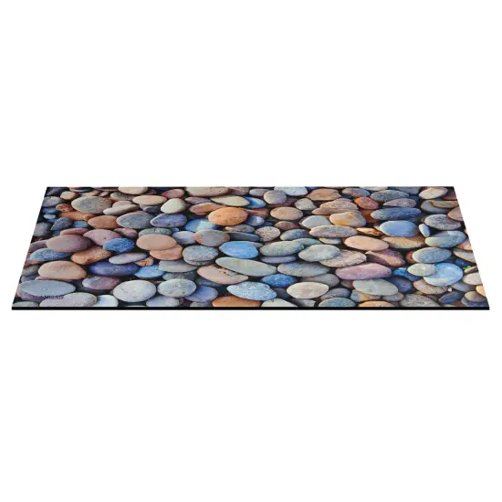 Kaplan Early Learning Company STEM Play Mat - Vibrant Real Image Pebbles Mat {3}