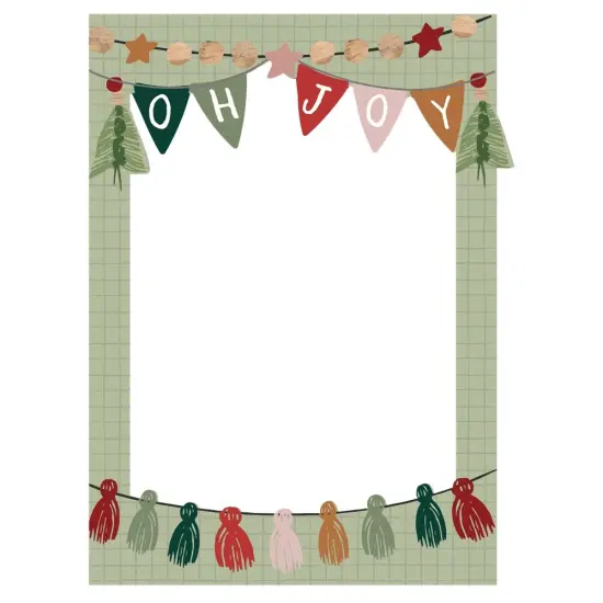 Boho Christmas Chipboard Frames {4}