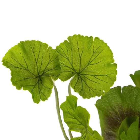 Allstate Geranium Artificial Floral Spray - 19" - White and Pink {6}