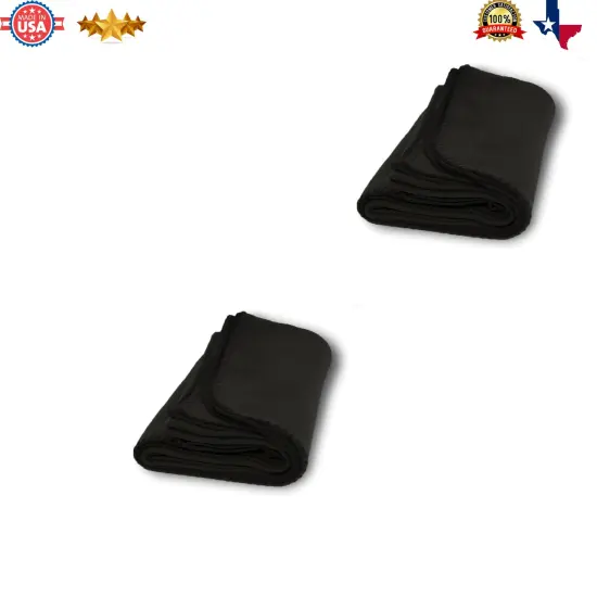 2 pcs Fleece Blanket | Soft cover, Warm bedding, Lightweight blanket for winter and Plush blanket | RADYAN&reg; {1}