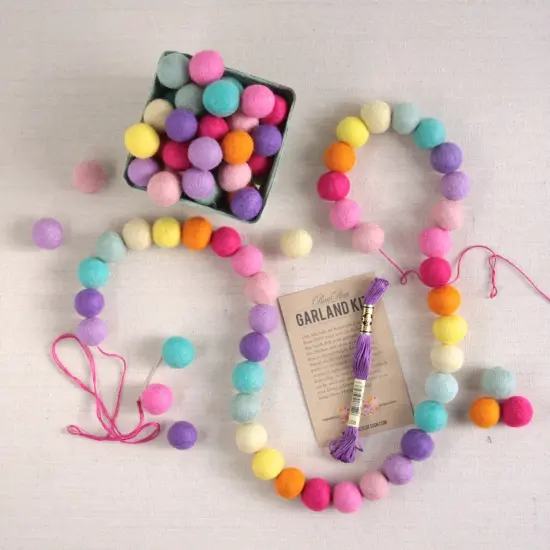 Felt Balls, Pot of Gold Pom-poms {3}