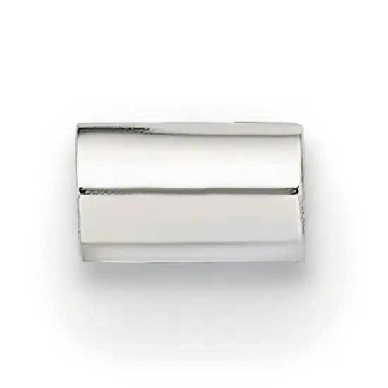 Sterling Silver Tube Beads 2 x 3mm - Pack of 12 {1}