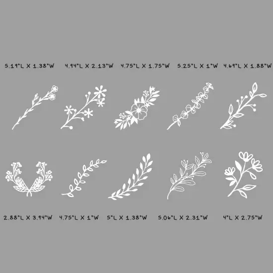 Wrapables Hollow Lace Paper for Arts & Crafts, Scrapbooking, Stationery, Photo Albums (Set of 2) Square Floral {6}