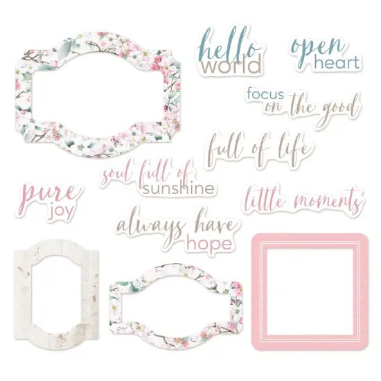 Birdhouse Ephemera Cardstock Die-Cuts 12/Pkg-#37 Frames & Words {3}