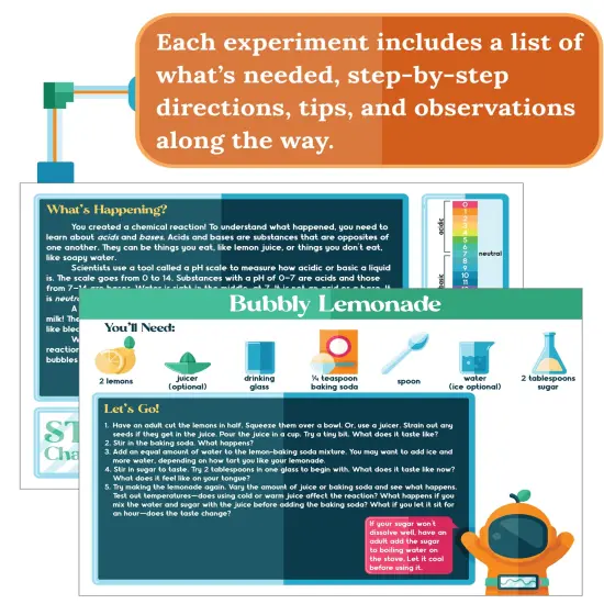 Carson Dellosa 29pc Mini Maker Food Science Kit, Crafts, Tiny Experiments, Stickers, Mini Journal, Activity Book, Name Tag, and More School Supplies, STEM Activities for Kids Grade 2 and Up {4}