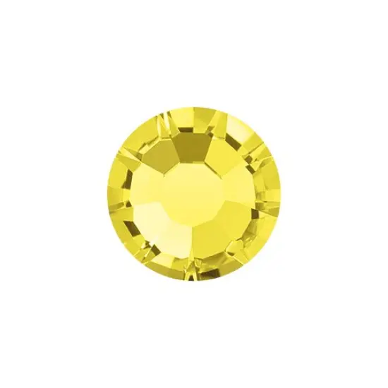 Preciosa MAXIMA SS16 Czech Glass Flat Back Rhinestones 144 Pieces Citrine {1}