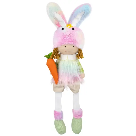 Northlight Girl Easter Figurine with Dangling Legs - 23" - Multi-Color {1}