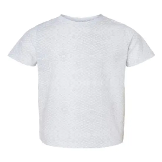 Rabbit Skins&reg; Toddler Fine Jersey Crew Neck Short Sleeve Tee - 3321 White Reptile {1}